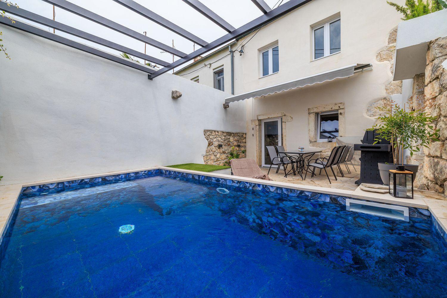 Malerisches Steinhaus Mit Privatpool, Bbq, Waschmaschine, Liegen, Klimatisierte Schlafzimmer * Grizane-Belgrad